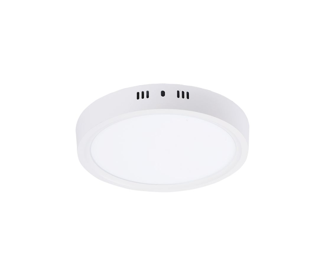 LED პანელი IP40 15W 6500K Pelsan TIO მრგვალი Black - 114946 — LED განათება